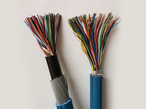 煤礦用鍍鋅鋼絲編織鎧裝通信電纜