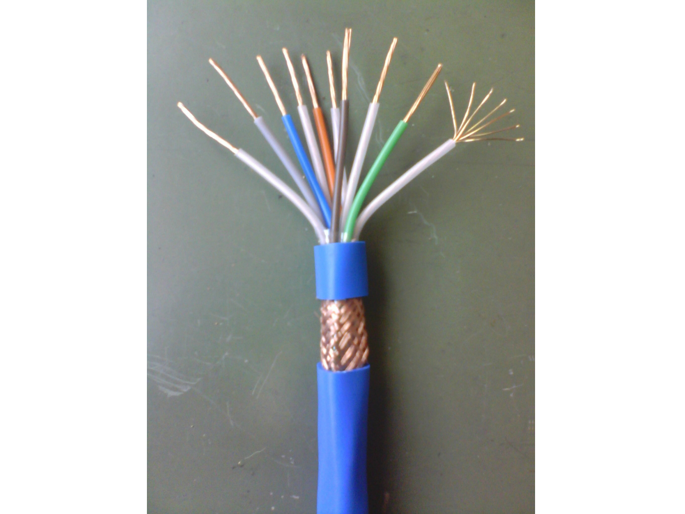 煤礦用銅絲編織屏蔽信號電纜