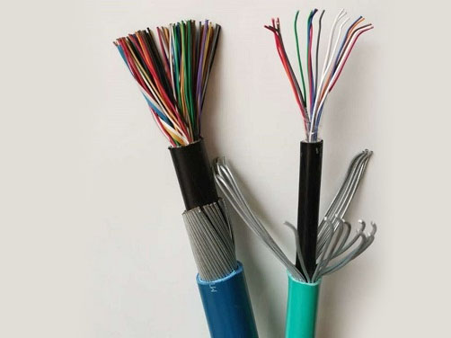 煤礦用鍍鋅鋼絲編織鎧裝信號電纜